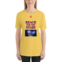 Short-Sleeve Unisex T-Shirt "2012-0141 Reach For The Stars (Red Logo)" - JCBTGlobal