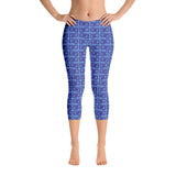 Capri Leggings "2023-0341 Baby Blue (Blue Logo)" - JCBTGlobal