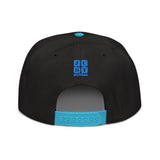 Snapback Hat "1051-0031 Born To Play Basketball (Blue Logo)" - JCBTGlobal