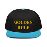 Snapback Hat "1052-0021 Golden Rule (Yellow Logo)" - JCBTGlobal