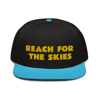 Snapback Hat "1052-0131 Reach For The Skies (Yellow Logo)" - JCBTGlobal