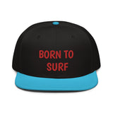 Snapback Hat "2051-0031 Born To Play Surf (Red Logo)" - JCBTGlobal