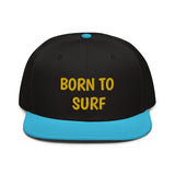 Snapback Hat "2051-0031 Born To Play Surf (Yellow Logo)" - JCBTGlobal