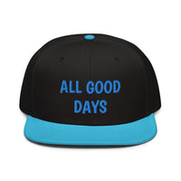 Snapback Hat "1052-0031 All Good Days (Blue Logo)" - JCBTGlobal