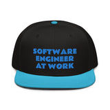 Snapback Hat "1052-0081 Software Engineer At Work (Blue Logo)" - JCBTGlobal