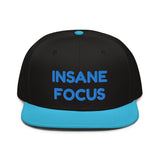 Snapback Hat "1052-0091 Insane Focus (Blue Logo)" - JCBTGlobal