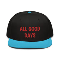 Snapback Hat "2052-0031 All Good Days (Red Logo)" - JCBTGlobal