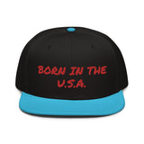 Snapback Hat "2052-0041 Born In The U.S.A. (Red Logo)" - JCBTGlobal