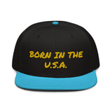 Snapback Hat "2052-0041 Born In The U.S.A. (Yellow Logo)" - JCBTGlobal