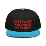 Snapback Hat "2052-0081 Software Engineer At Work (Red Logo)" - JCBTGlobal