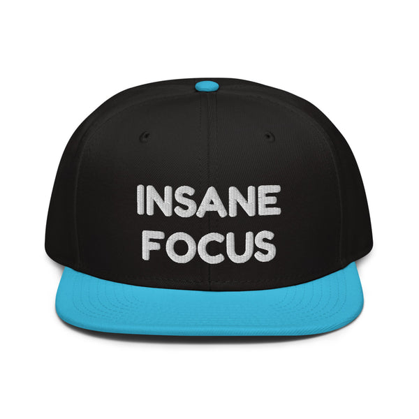 Snapback Hat "2052-0091 Insane Focus (White Logo)" - JCBTGlobal