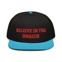 Snapback Hat "2052-0101 Believe In The Unseen (Red Logo)" - JCBTGlobal