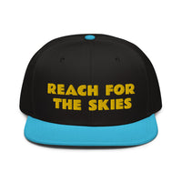 Snapback Hat "2052-0131 Reach For The Skies (Yellow Logo)" - JCBTGlobal