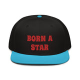 Snapback Hat "2052-0151 Born A Star (Red Logo)" - JCBTGlobal