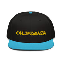 Snapback Hat "1053-0011 California (Yellow Logo)" - JCBTGlobal