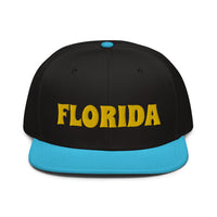 Snapback Hat "1053-0031 Florida (Yellow Logo)" - JCBTGlobal