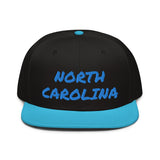 Snapback Hat "1053-0101 North Carolina (Blue Logo)" - JCBTGlobal