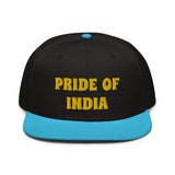 Snapback Hat "1054-0021 India (Yellow Logo)" - JCBTGlobal