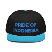 Snapback Hat "1054-0041 Indonesia (Blue Logo)" - JCBTGlobal