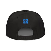 Snapback Hat "1051-0011 Born To Play Football (Blue Logo)" - JCBTGlobal