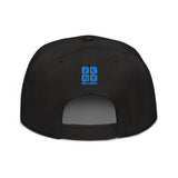 Snapback Hat "1051-0011 Born To Play Football (Blue Logo)" - JCBTGlobal