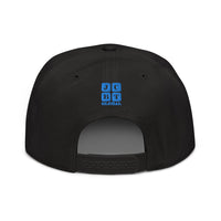 Snapback Hat "1051-0021 Born To Play Baseball (Blue Logo)" - JCBTGlobal