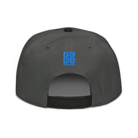 Snapback Hat "1051-0011 Born To Play Football (Blue Logo)" - JCBTGlobal