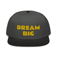 Snapback Hat "1052-0011 Dream Big (Yellow Logo)" - JCBTGlobal