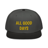 Snapback Hat "1052-0031 All Good Days (Yellow Logo)" - JCBTGlobal