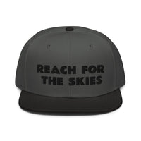 Snapback Hat "1052-0131 Reach For The Skies (Black Logo)" - JCBTGlobal