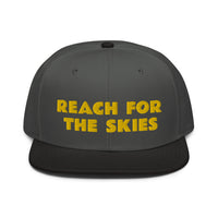 Snapback Hat "1052-0131 Reach For The Skies (Yellow Logo)" - JCBTGlobal