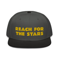 Snapback Hat "1052-0141 Reach For The Stars (Yellow Logo)" - JCBTGlobal