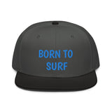 Snapback Hat "1051-0061 Born To Surf (Blue Logo)" - JCBTGlobal