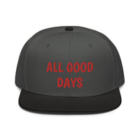 Snapback Hat "2052-0031 All Good Days (Red Logo)" - JCBTGlobal