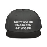 Snapback Hat "2052-0081 Software Engineer At Work (White Logo)" - JCBTGlobal