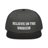 Snapback Hat "2052-0101 Believe In The Unseen (White Logo)" - JCBTGlobal