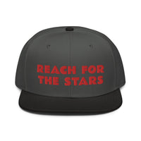 Snapback Hat "2052-0141 Reach For The Stars (Red Logo)" - JCBTGlobal