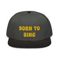 Snapback Hat "2052-0161 Born To Sing (Yellow Logo)" - JCBTGlobal