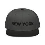 Snapback Hat "1053-0041 New York (Black Logo)" - JCBTGlobal