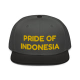 Snapback Hat "1054-0041 Indonesia (Yellow Logo)" - JCBTGlobal