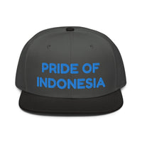 Snapback Hat "1054-0041 Indonesia (Blue Logo)" - JCBTGlobal