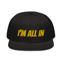 Snapback Hat "1052-0061 I'm All In (Yellow Logo)" - JCBTGlobal