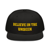 Snapback Hat "1052-0101 Believe In The Unseen (Yellow Logo)" - JCBTGlobal