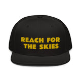 Snapback Hat "1052-0131 Reach For The Skies (Yellow Logo)" - JCBTGlobal