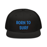 Snapback Hat "1051-0061 Born To Surf (Blue Logo)" - JCBTGlobal