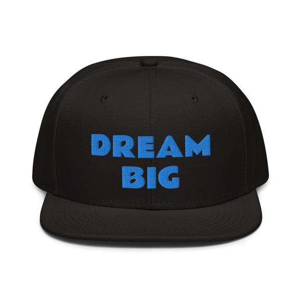 Snapback Hat "1052-0011 Dream Big (Blue Logo)" - JCBTGlobal