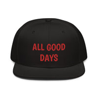 Snapback Hat "2052-0031 All Good Days (Red Logo)" - JCBTGlobal