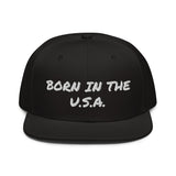 Snapback Hat "2052-0041 Born In The U.S.A. (White Logo)" - JCBTGlobal