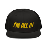 Snapback Hat "2052-0061 I'm All In (Yellow Logo)" - JCBTGlobal