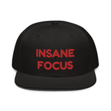 Snapback Hat "2052-0091 Insane Focus (Red Logo)" - JCBTGlobal